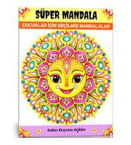 Çocuklar İçin Süper MANDALA Boyama Kitabı