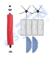 ROBOROCK S7 ( PLUS- MAXV-MAXV ULTRA- PRO ULTRA ) UYUMLU 1 Ana Fırça 2 Yan Fırça 4 Filtre 2 Mop PKT-iasgf0000729