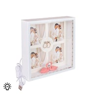 3D LED'li Kuğu Fotoğraf Çerçevesi