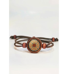 Mandala Ahşap Bileklik