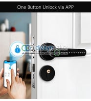 Şifreli Bluetooth Parmak İzli Kapı Kolu