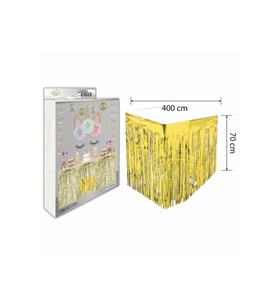 Lüks Masa Eteği Gold 70*300 Cm M145
