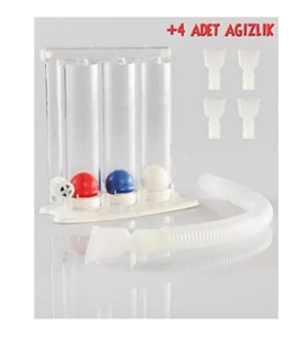 Triflo Solunum Egzersiz Cihazı + 4 Ağızlık Hediye