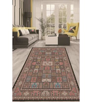 Dijital Kaymaz Taban Yıkanabilir Modern Renkli Salon Halısı Mutfak Halısı Yolluk ND-HT-58 (Çok Renkli)