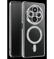 Pilelistore   Xiaomi Redmi 14C Joke Simli Magneticsafe Kılıf - Gümüş