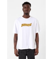 Inspector Gadget Wowsers Beyaz Erkek Oversize Tshirt