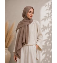 Dubai Jakar Şal Vizon– Kaymaz –Yumuşak ve Dökümlü Kumaş