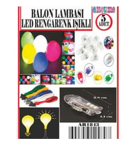 Balon Lambası Led Rengarenk Işıklı 5 li-