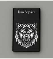 Kurt Desenli Metal Tabaka – Kişiye Özel İsimli Hediyelik