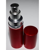 BOŞ PARFÜM ŞİŞESİ BOŞ 20 ML (5 ADET) ALÜMİNYUM KIRMIZI MODELİ