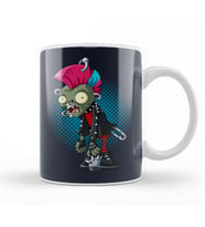 Plants Vs Zombies Punk Zombie Kupa Bardak Porselen