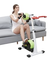 Elektrikli Çift Pedallı Egzersiz Bisikleti, Çift Motorlu El Kol Ayak Egzersiz Pedalı
