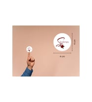 Shukran Etiketi Hediye Sticker Gift Arapça Teşekkür Yuvarlak Mat Çıkartma 4 Cm (40 ADET)
