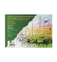 Art Liva Fon Kartonlu Sanatsal Resim Defteri 35 x 50 cm 20+10 Yaprak 200 gr