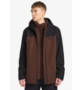 Jack Wolfskin Taubenberg 3IN1 Jacket Mont Kahve R.