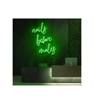Nails Before Males Yazılı Neon Tabela