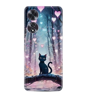 Oppo A60 Kılıf Boutique Baskılı Resimli Love Cats Tree Pcode -050