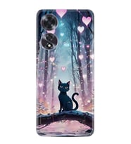 Oppo A60 Kılıf Boutique Baskılı Resimli Love Cats Tree Pcode -050
