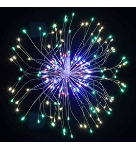 DEKOR DÜĞÜN IŞIKLARI SIRADIŞI LED IŞIK FİRE WORK WARM LİGHT LED RENKLİ LED IŞIK KUMANDALI LED IŞIK