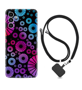 Samsung A23 A31 A32 A50 A51 A52 A53 A70 Kılıf Boyun Askılı Silikon Daireler 1751