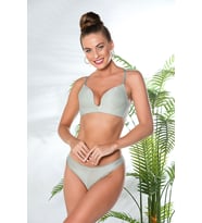 DEKOLTE SÜTYEN VE STRİNG TAKIM MİNT YEŞİLİ (MGP31772)