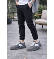 Lunex Erkek Bağcıklı Süet Günlük Spor Sneaker Ayakkabı - Taba - Beyaz
