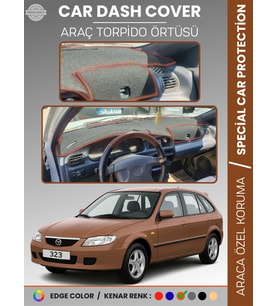 MAZDA 323 BJ HATCHBACK KAPAKLI (1998-2003) Torpido Örtüsü Panel Koruma Torpido Koruma Tam Uyum