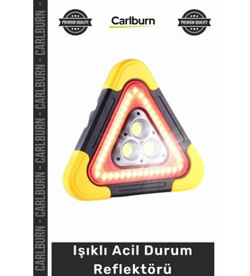 Özel Üretim Güneş Enerjili Solar USB Şarjlı Powerbank Özellikli LED Trafik Işıklı Acil Durum Reflekt