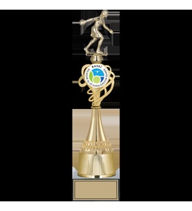 ODAK KUPA - Figürlü Kupalar - Bowling Kadın Figürlü Kupalar FG-033 A - 42 cm