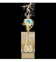 ODAK KUPA - Figürlü Kupalar - Bowling Kadın Figürlü Kupalar FG-033 A - 42 cm