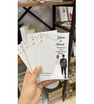 Nikah Hatırası Kartı 9,5x15 cm 49 Adet Söz, Kına, Nişan, Düğün Organizasyon - Butiksosyetik