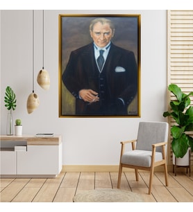 ÇERÇEVELİ ATATÜRK TABLO S607