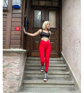 Melina Kırmızı Tayt
