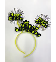 Happy Birthday Neon Renk Doğum Günü Tacı 12 Adet
