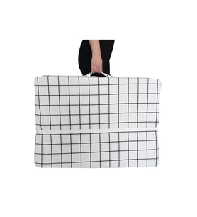 Katlanır Yatak Yer Yatağı Sünger Yatak Taşınabilen Tek Kişilik 80x180 Beyaz Pano 6 Cm