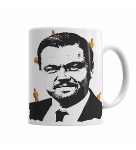 Oscar goes to leonardo di caprio    Kupa Bardak Porselen
