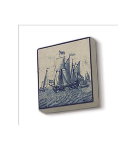 Hollanda Deseni Baskılı Taş Magnet 5X5