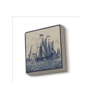 Hollanda Deseni Baskılı Taş Magnet 5X5
