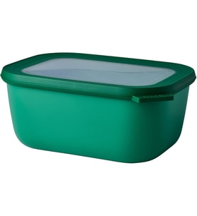 Mepal - Multi Bowl Cirqula Rectangular - Kapaklı Saklama Kabı - Buzdolabı Için Hava Geçirmez Saklama