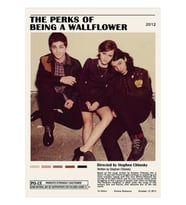 Erkekler Için Hediye Wallflower Poster Komik Grafik Hediye Tablo Ahşap Poster Dekoratif