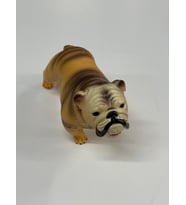 Plastik Oyuncak Büyük Boy Hayvan Bulldog Köpek 17 cm