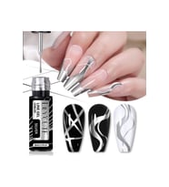 Metalıc Art Çizim Boyası 5 ml Sılver