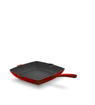 Korkmaz Casta Kırmızı Kare 26x26 cm Grill Döküm Tava A2846-1