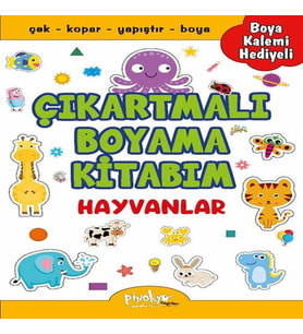 Çıkartmalı Boyama Hayvanlar