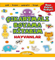 Çıkartmalı Boyama Hayvanlar