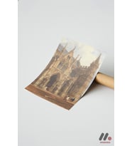 Katedral Suluboya, Çerçevesiz Yüksek Kalite Duvar Afişi - Modern Ev Dekorasyonu