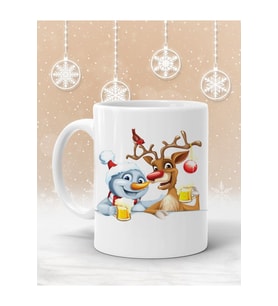 Yılbaşına Özel Kupa Bardak - Yılbaşı Kupa - Noel Hediye - Yılbaşı Hediyesi