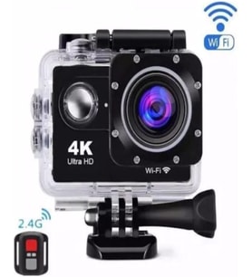 Kask Kamerası 170 Derece 16 Mp 4k Ultra Hd Wifi Aksiyon Kamerası Kumandalı Kamera