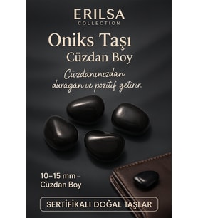 Sertifikalı Doğal Oniks Taşı Kütle 10-15 mm – Güç, Dayanıklılık ve Pozitif Enerji (Çok Renkli)