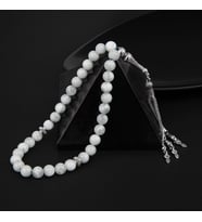 Mavi Larimar Doğal Taş Tesbih 33lük - 8mm (Çok Renkli)